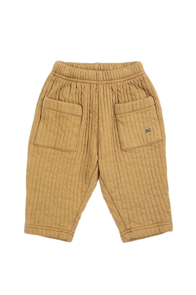 Quilted jogging pants for baby