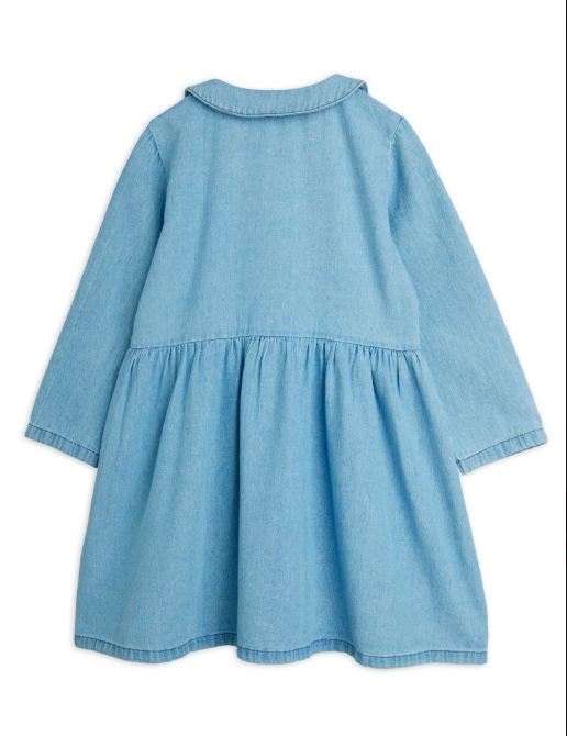 Back of denim dress