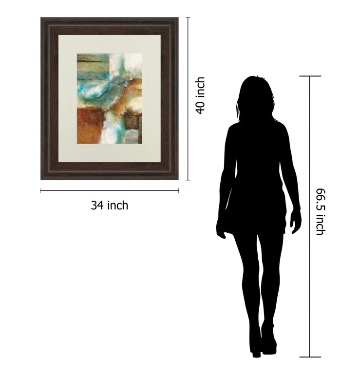 Rare Earth Il By Norm Olson - Framed Print Wall Art - Beige
