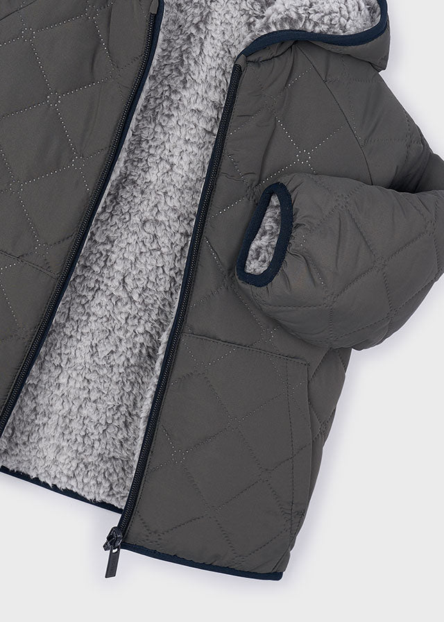 Reversible Sherpa Puffer Jacket