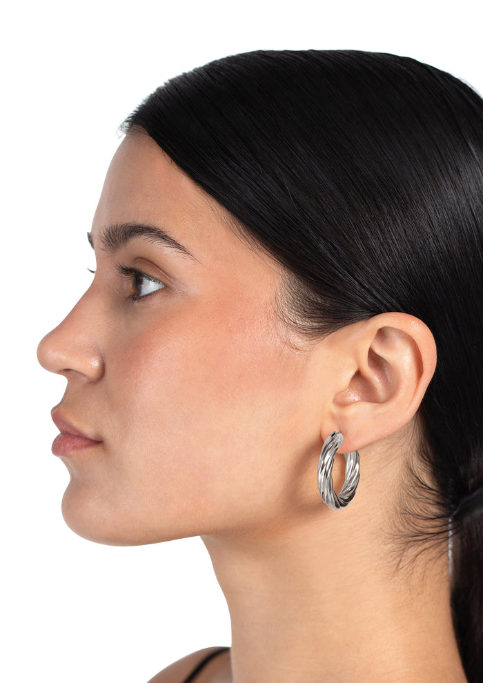 Ribbed Hoops