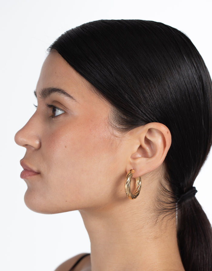 Ribbed Hoops