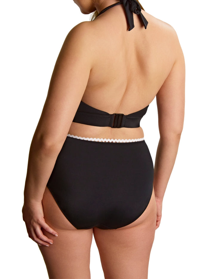Ric Rac Sofia Halterneck Bikini Top - Ric Rac Black