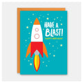 Rocket Birthday Card