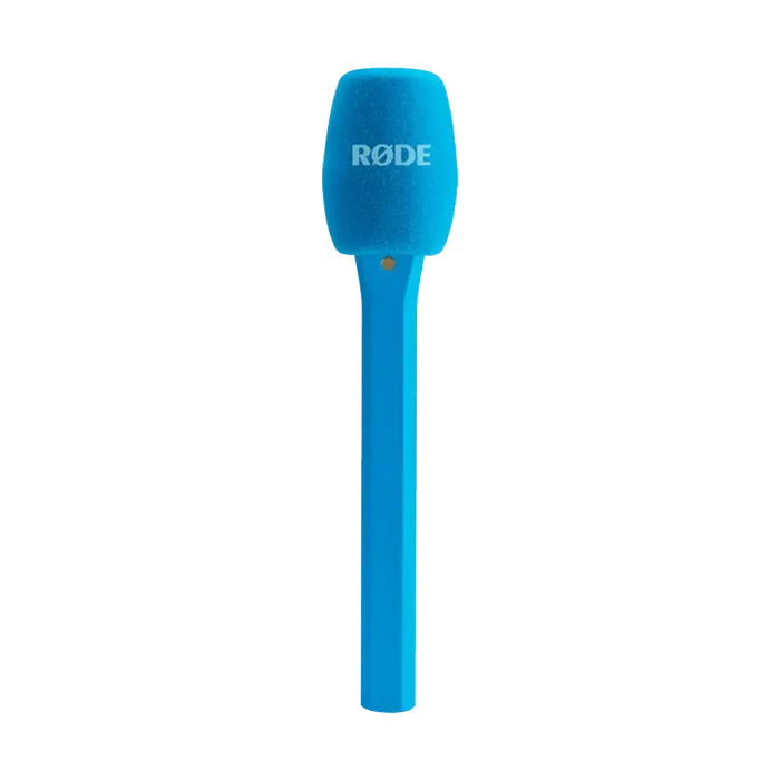 Rode Interview Micro Handheld Mic Adapter for Wireless Clip-On Transmitter (Blue)