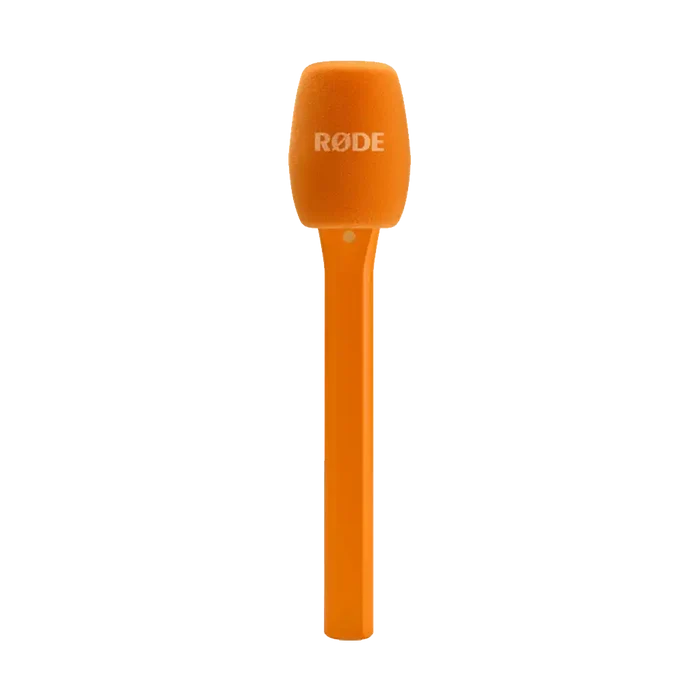 Rode Interview Micro Handheld Mic Adapter for Wireless Clip-On Transmitter (Orange)