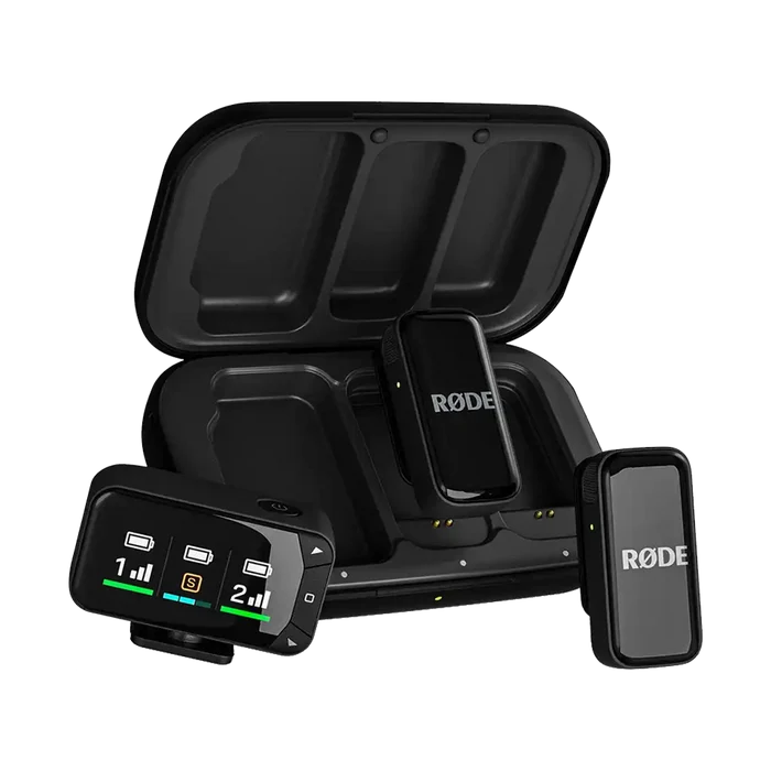 Rode Wireless Micro 2-Person Ultracompact Wireless Microphone Pro System for Cameras and Mobile Devices (2.4 GHz)