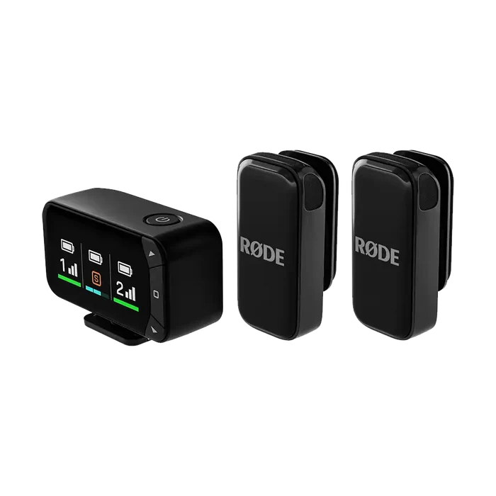 Rode Wireless Micro 2-Person Ultracompact Wireless Microphone Pro System for Cameras and Mobile Devices (2.4 GHz)