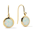 Round Opal Earrings- Final Sale