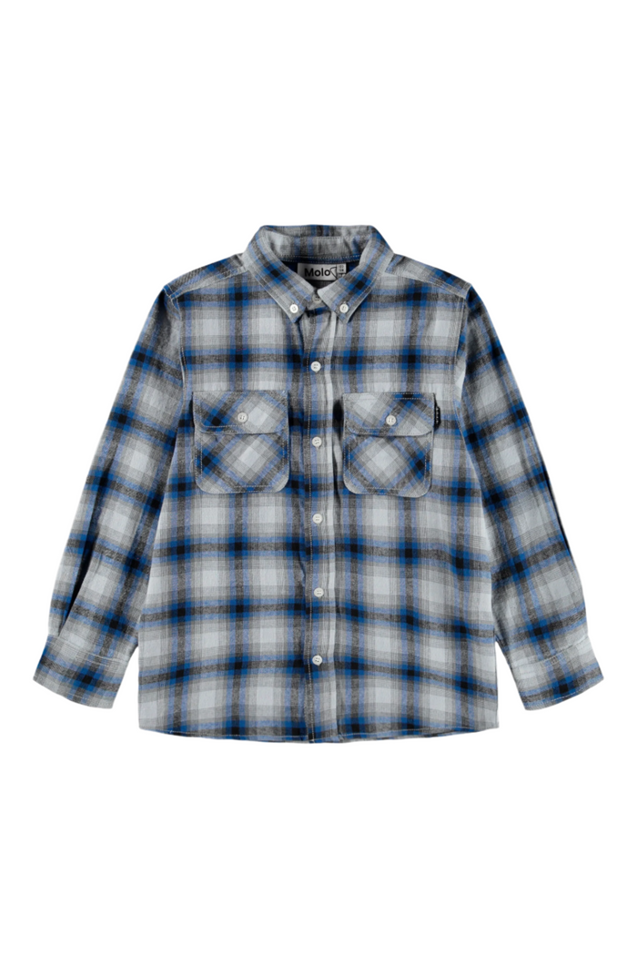 Rozzy Moon Blue Check Shirt