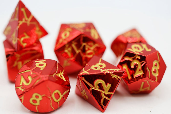 Ruby Quarry  RPG Metal Dice Set
