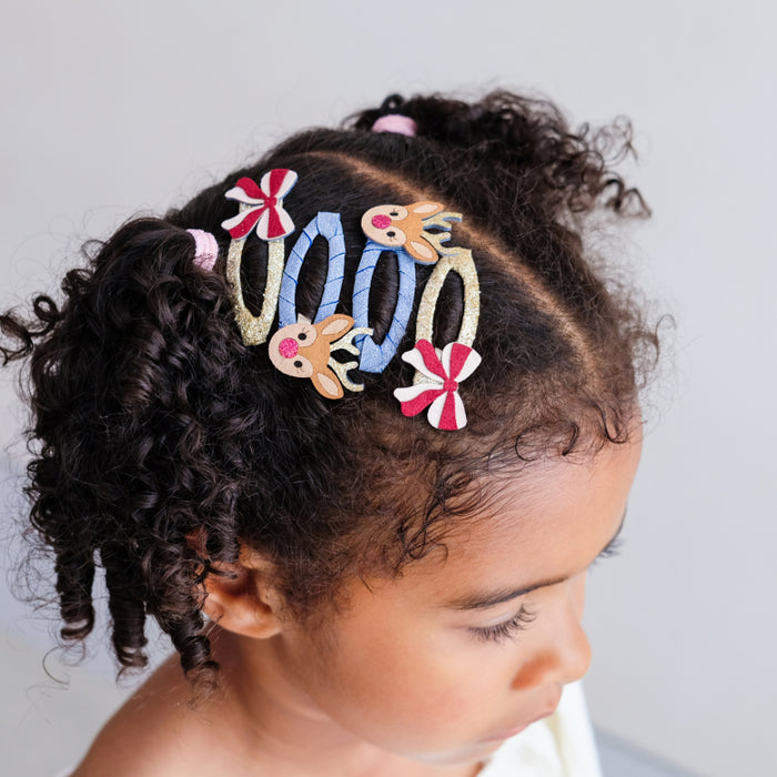 Rudolph and Bows Clips