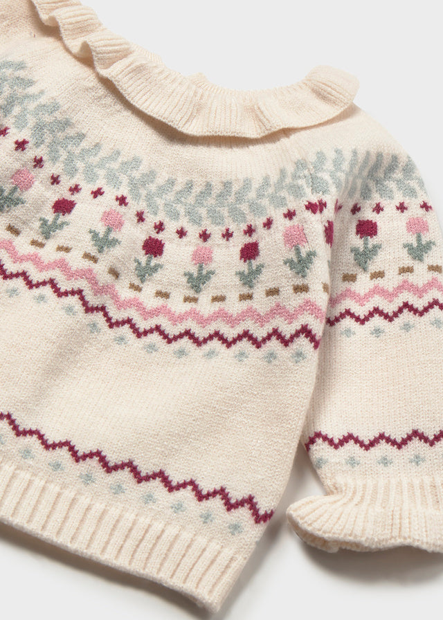 Ruffle Baby Sweater