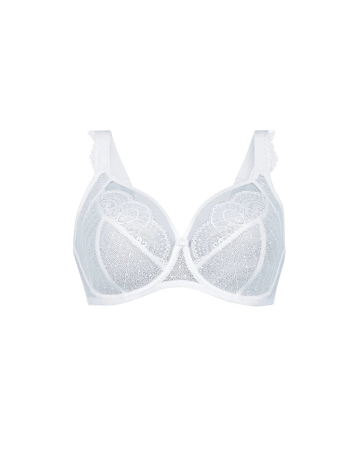 Selma Underwired Full Cup Bra - White