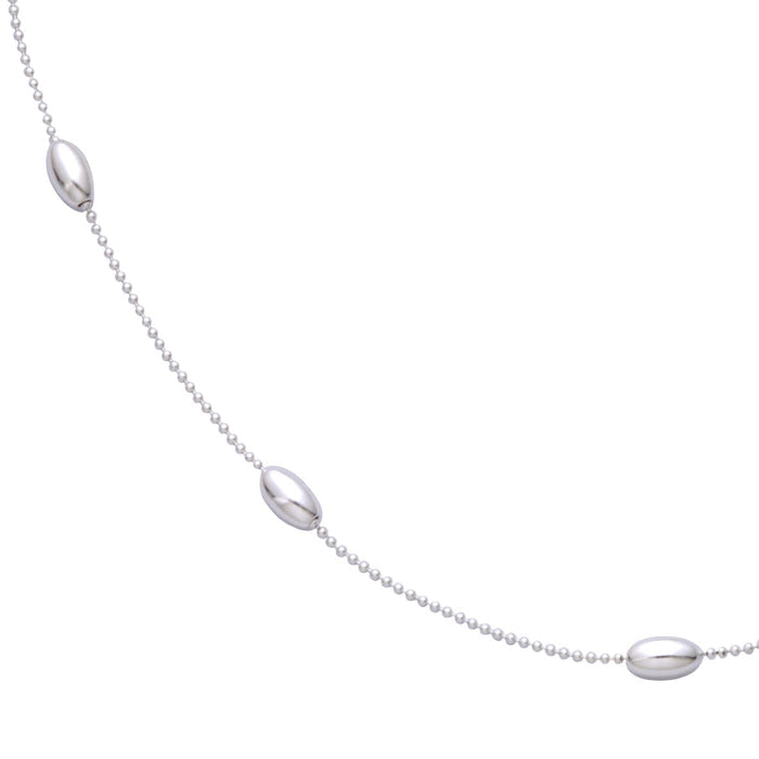 Silver Bead Necklace - Final Sale