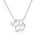 Silver Elephant Necklace - Final Sale