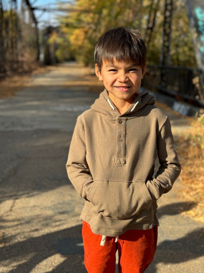 Simon Hooded Top
