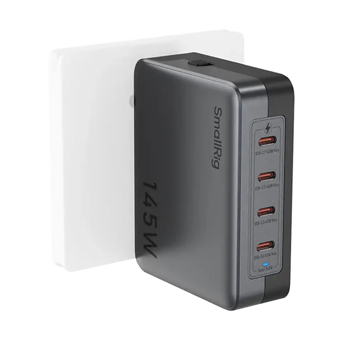 SmallRig 145W 4-Port USB-C Wall Power Adapter