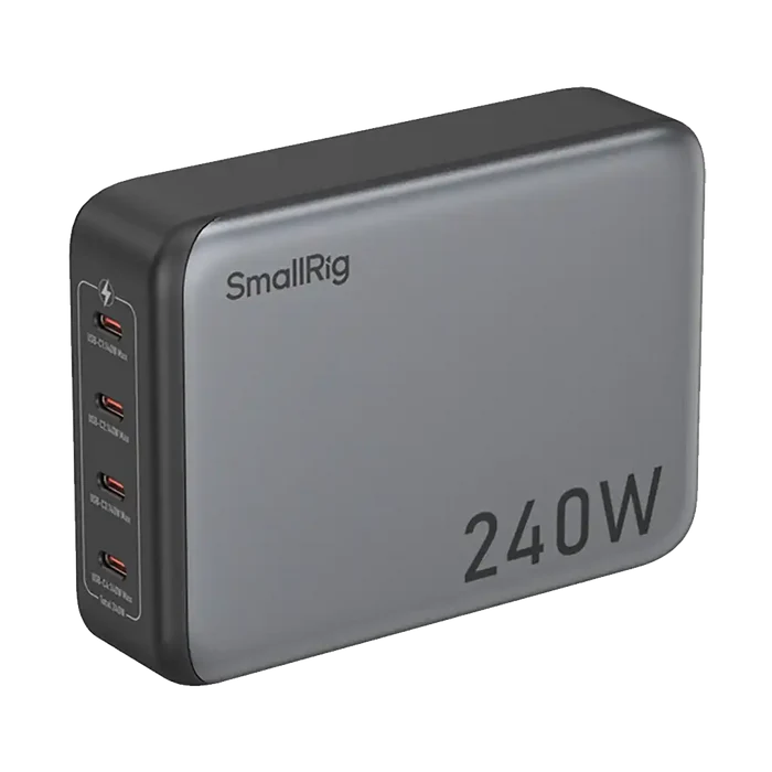 SmallRig 240W 4-Port USB-C AC Power Adapter