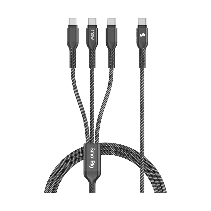 SmallRig 3-in-1 USB-C Power Cable (1.2m)