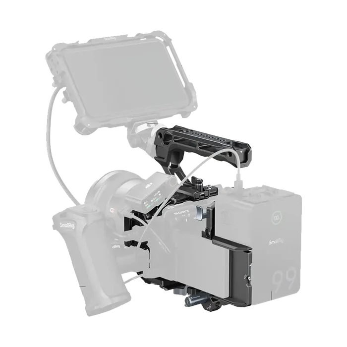 SmallRig 5823 Camera Cage Kit with V-Lock Battery Plate and Top Handle for Sony FX30/FX3