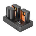 SmallRig EN-EL15c Kit with 3 Batteries and Portable 3-Bay Charger