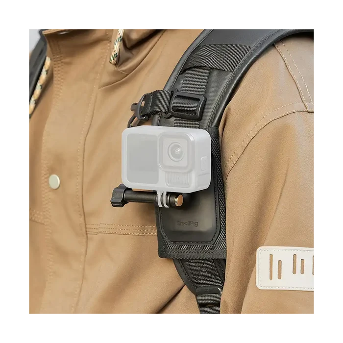 SmallRig Hook-and-Loop Backpack Strap Mount for Action Cameras