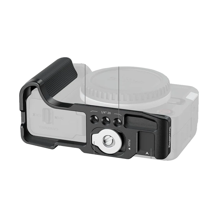 SmallRig L-Shaped Mount Plate with Handle for Canon EOS R50 V (Black)
