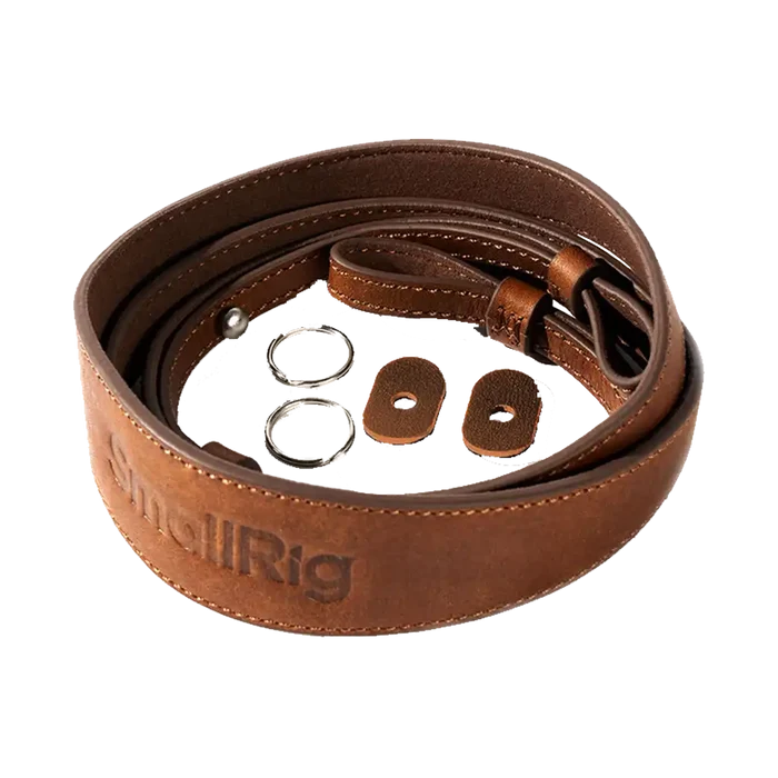 SmallRig Leather Camera Shoulder Strap (Brown)