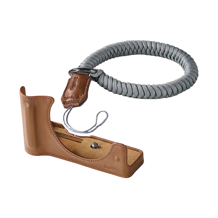 SmallRig Leather Half Case for Canon EOS R50 V (Brown)