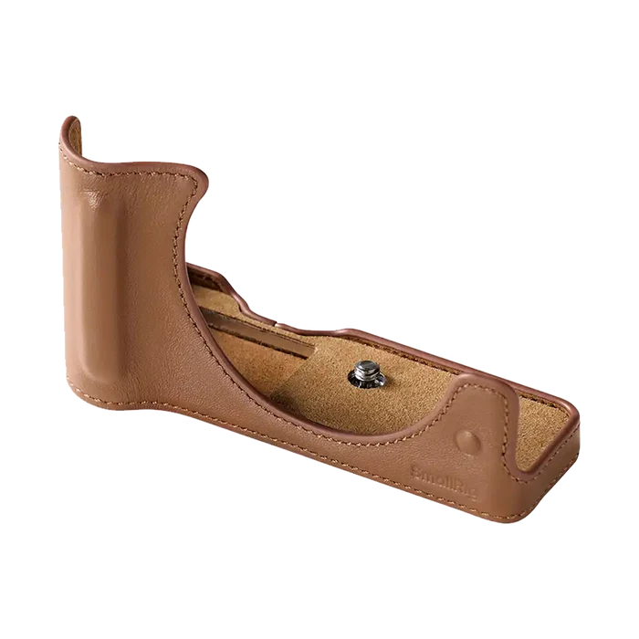SmallRig Leather Half Case for Canon EOS R50 V (Brown)