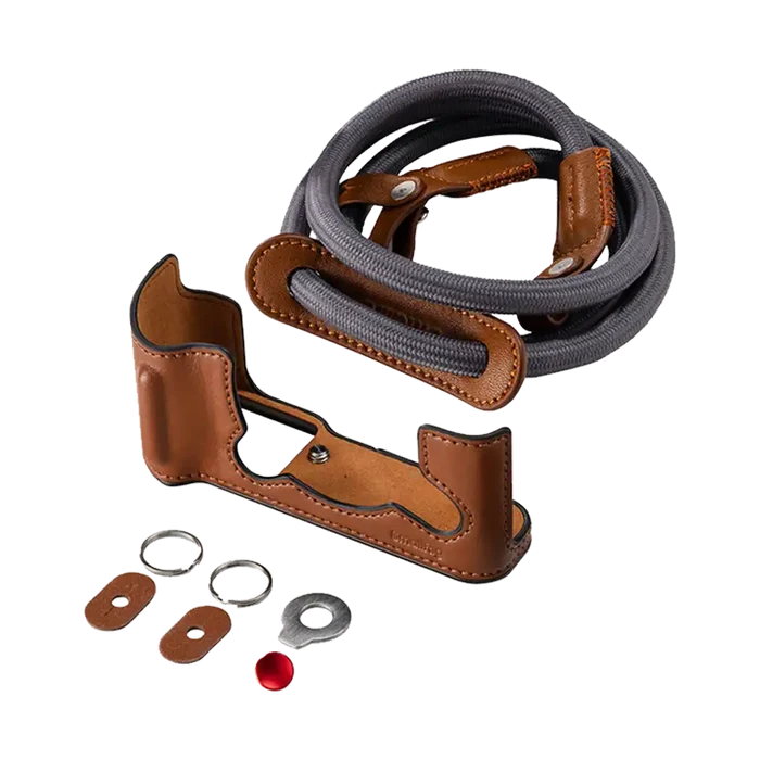 SmallRig Leather Half Case Kit for Fujifilm X-T30, II and III (Brown)