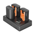 SmallRig LP-E6NH Kit with 3 Batteries and Portable 3-Bay Charger