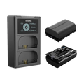 SmallRig LP-E6P 2-Battery Kit with Dual Charger
