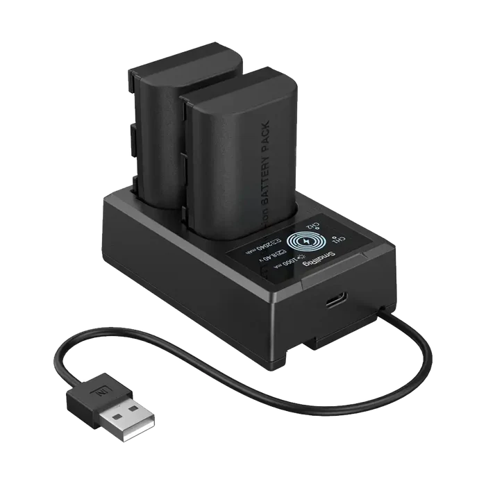 SmallRig LP-E6P 2-Battery Kit with Dual Charger