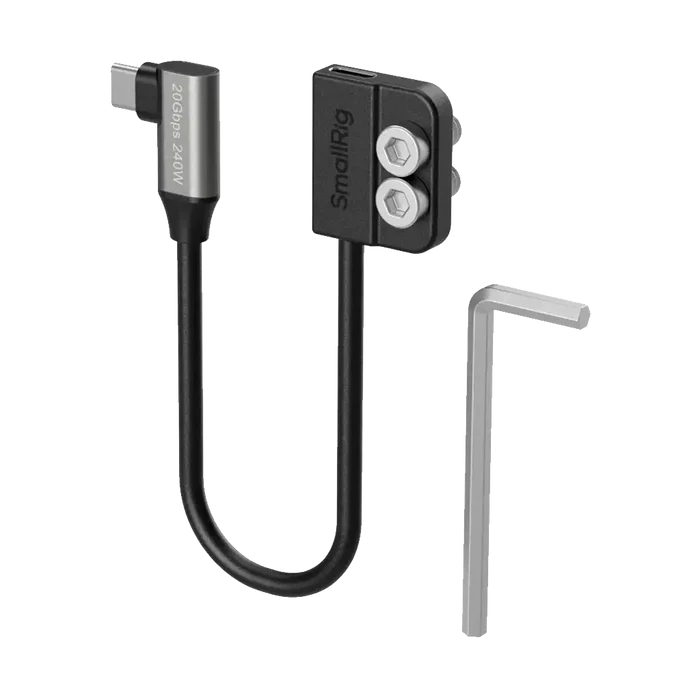 SmallRig USB-C Data Cable Male Right Angle to Female