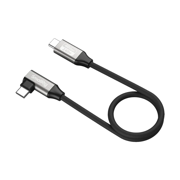 SmallRig USB-C Straight-to-Right Angled Cable (35cm)