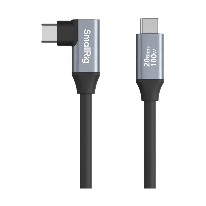 SmallRig USB-C Straight-to-Right Angled Cable (60cm)
