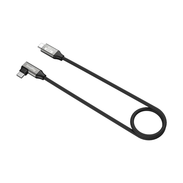 SmallRig USB-C Straight-to-Right Angled Cable (60cm)