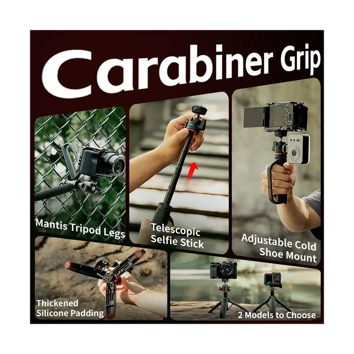 SmallRig VT-07 Carabiner Tripod for Action Cameras