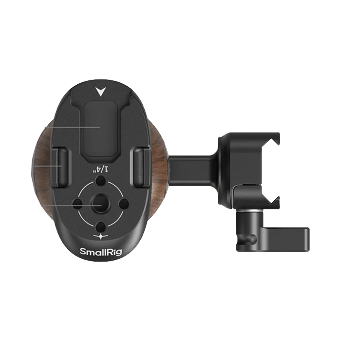 SmallRig Wooden Side Handle with NATO Clamp