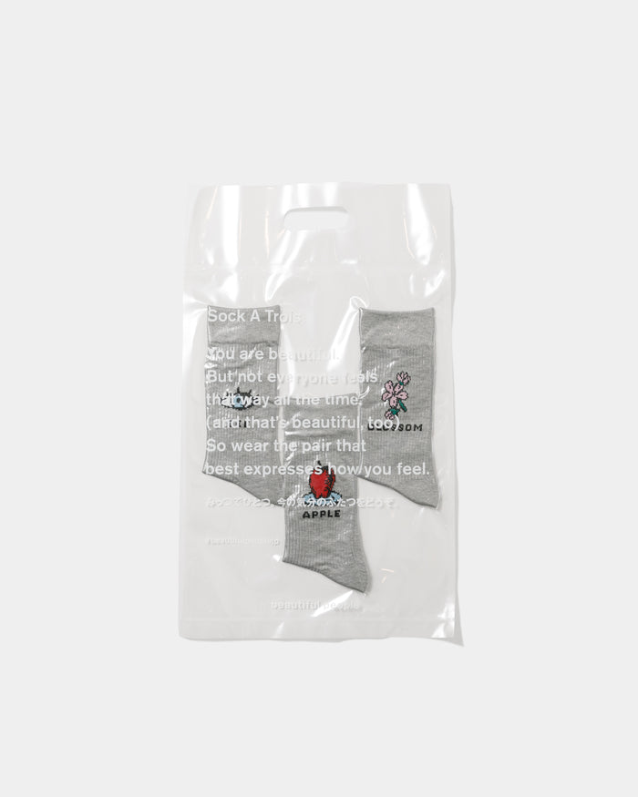 sock a trois APPLE