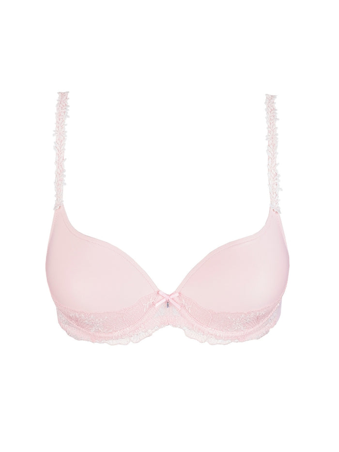 Solene Padded Heartshape Bra - Gardenia Rose