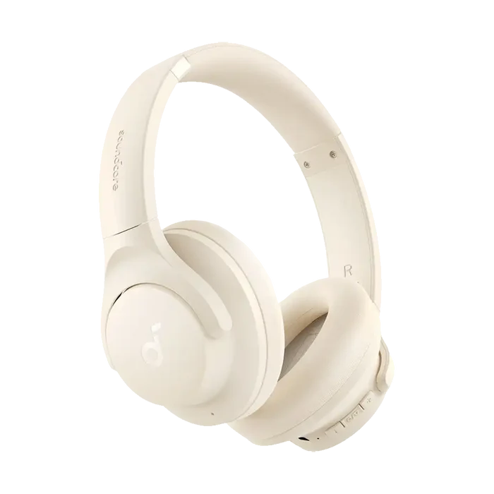 Soundcore Q20i Wireless Hybrid Noise Canceling Over-Ear Headphones (White)