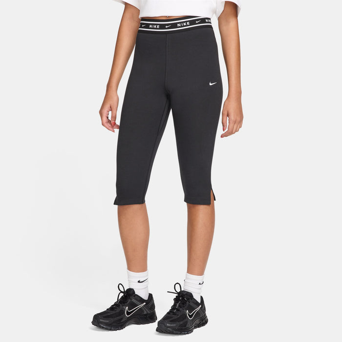 NIKE SPORTSWEAR CHILL JERSEY WOMEN'S TIGHT HIGH-WAISTED CAPRI LEGGINGS
