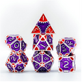 SteamPunk Empress Robes Metal RPG Dice Set