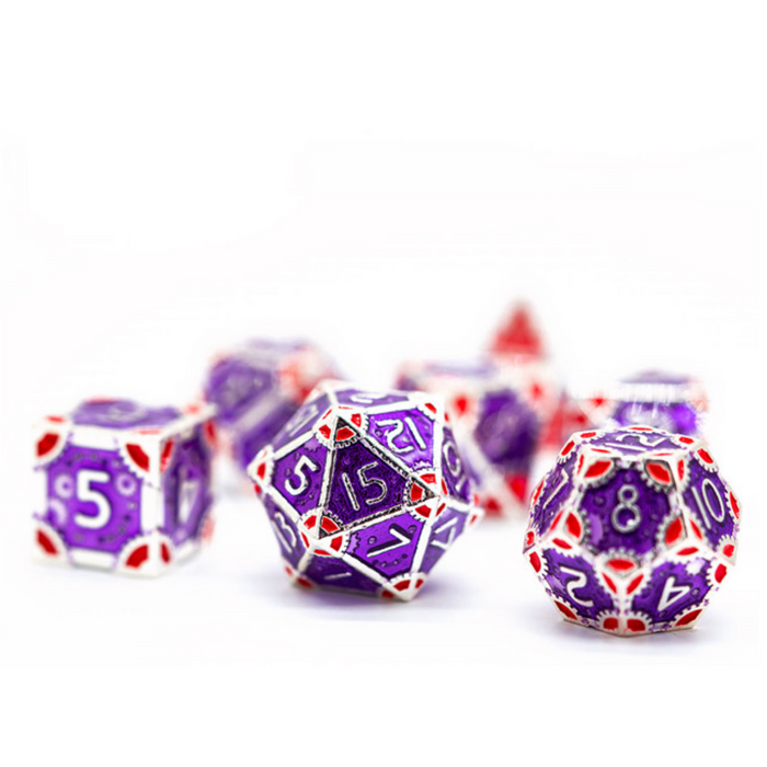SteamPunk Empress Robes Metal RPG Dice Set