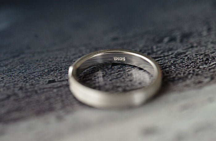 Sterling Silver Arrow Ring for Couple