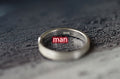 Sterling Silver Arrow Ring for Couple