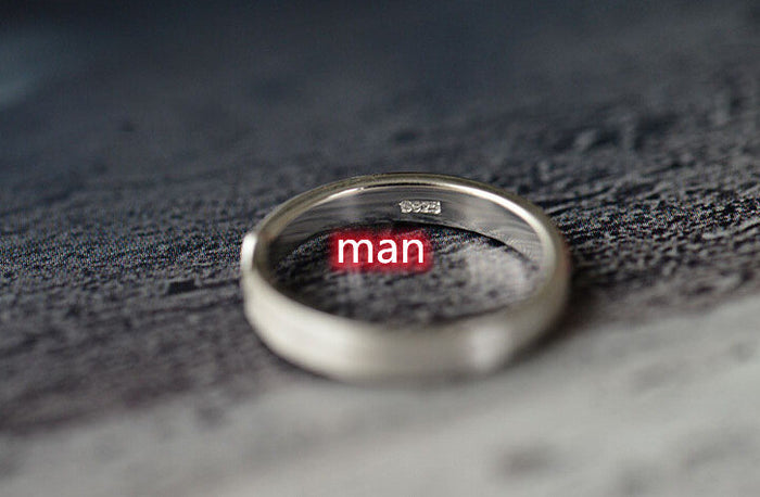 Sterling Silver Arrow Ring for Couple